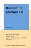 Jean-Paul Dobelmann et Francis Bour - Riziculture pratique (1) - Riz irrigué.