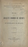 Emile Laoust et  Faculté des lettres d'Alger - Étude sur le dialecte berbère de Chenoua comparé avec ceux des Beni-Menacer et des Beni-Salah.