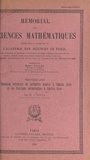 Jacques Soula et  Académie des sciences de Paris - L'équation intégrale de première espèce à limites fixes et les fonctions permutables à limites fixes.