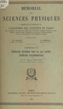 Fernand-Marcel Devienne et  Académie des sciences de Paris - Conduction thermique dans les gaz raréfiés, coefficient d'accommodation.