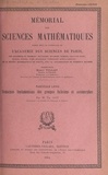 Théophile Got et  Académie des sciences de Paris - Domaines fondamentaux des groupes fuchsiens et automorphes.