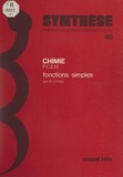Bernard Gross et Antoine Chapman - Fonctions simples.