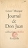 Gérard Mourgue - Journal de Don Juan.