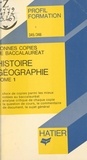 Jean-Pierre Vignes et Georges Décote - Bonnes copies de bac (1) - Histoire-géographie.