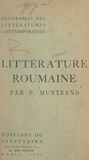 Basil Munteano - Panorama de la littérature roumaine contemporaine.