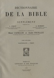 Henri Cazelles et André Feuillet - Supplément au Dictionnaire de la Bible - Tome 7, Pastorales - Pirot.