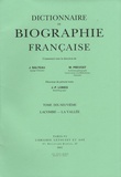 Jean-Pierre Lobies - Dictionnaire de biographie française - Tome 19 Fascicule 114, Lacombe - La Vallée.