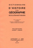Roger Aubert - Dictionnaire d'Histoire et de Géographie Ecclésiastiques - Tome 29, Kilberry - Lambardi.