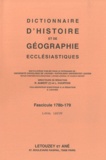 Roger Aubert et Luc Courtois - Dictionnaire d'histoire et de géographie ecclésiastiques - Fascicule 178b - 179 Laval- Lecot.