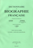 Yves Chiron - Dictionnaire de biographie française - Tome 21 Fascicules 121 à 126, Le Marois - Lespinasse de Bournazel.