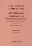 Roger Aubert et Luc Courtois - Dictionnaire d'histoire et de géographie ecclésiastiques - Fascicule 182, Lentolo - Léontiev.