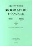 Yves Chiron - Dictionnaire de biographie française - Tome 21 Fascicule 124, Le Prévost - Le Roy.