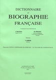 Yves Chiron - Dictionnaire de biographie française - Tome 22 Fascicule 127, Lespinasse de Pebeyre - Le Tellier de Courtanvaux.