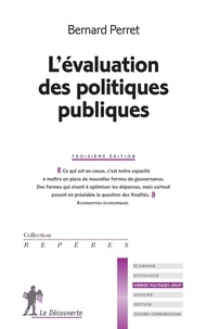 Bernard Perret - L'évaluation des politiques publiques.