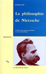 Eugen Fink - La philosophie de Nietzsche.