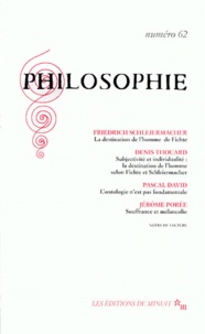  Collectif - Philosophie N° 62 Juin 1999.