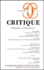  Collectif - Critique N° 654 Novembre 2001 : Wittgenstein, Nouvelles Lectures.