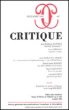 Collectif - Critique N° 667 Decembre 2002.
