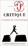  Collectif - Critique N° 680-681 Janvier-F : Frontières de l'anthropologie.