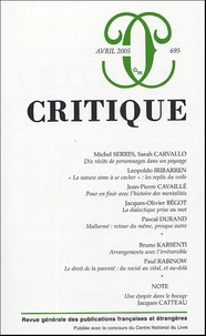  Collectif - Critique N° 695, Avril 2005 : .