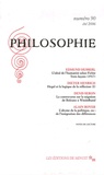 Edmund Husserl et Dieter Henrich - Philosophie N° 90, Juin 2006 : .