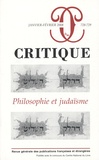 Jean Baumgarten et Pierre Birnbaum - Critique N° 728-729, Janvier- : Philosophie et judaïsme.