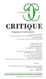 Jean-Claude Monod et Richard Figuier - Critique N° 738, Novembre 200 : "Réponses à Carl Schmitt".