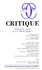Philippe Roger - Critique N° 743, Avril 2009 : .