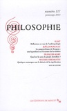 Dominique Pradelle - Philosophie N° 117, printemps 2013 : .
