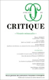 Thierry Hoquet et Olivier Surel - Critique N° 803, Avril 2014 : Vivants minuscules.