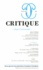 Elie During - Critique N° 804, Mai 2014 : "Ruyer l'inclassable".