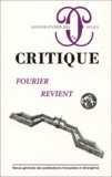 Elie During et Laurent Jeanpierre - Critique N° 812-813, Janvier-février 2015 : Fourier revient.