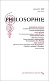Dominique Pradelle - Philosophie N° 142, juin 2019 : .