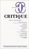 Irène Lindon - Critique N° 871, décembre 2019 : Adorno, suites françaises.
