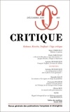Philippe Roger - Critique N° 883, décembre 2020 : Rohmer, Rivette, Truffaut : l'âge critique.