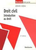Gérard Cornu - Droit civil - Introduction au droit.