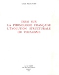 Chen ursula Frank - Essai sur la phonologie française, l'évolution structurale du vocalisme.