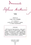 Stéphane Mallarmé - Documents Stéphane Mallarmé VII.