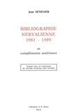 J. Senelier - Bibliographie nervalienne 1981-1989 - et compléments antérieurs.