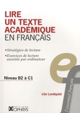 Lita Lundquist - Lire un texte académique en francais - Niveau B2 à C1.