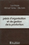  Poirée et  Boyer - Précis d'organisation et de gestion de la production.