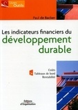 Paul De Backer - Les indicateurs financiers du développement durable.