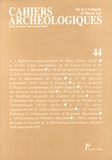 Jannic Durand - Cahiers archéologiques N° 44/1996 : .