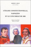 Rodney Dean - L'Eglise constitutionnelle, Napoléon et le concordat de 1801.