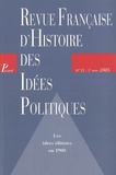 Bernard Valade et Alberto Puppo - Revue française d'Histoire des idées politiques N° 22, 2e semestre 2 : Les idées élitistes en 1900.