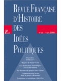  Picard Editions - Revue française d'Histoire des idées politiques N° 23 : .