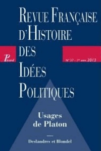 Guillaume Bacot - Revue française d'Histoire des idées politiques N° 37, 1e semestre 2 : .
