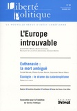 Pierre de Lauzun et Marta Cartabia - Liberté politique N° 39, décembre 2007 : L'Europe introuvable.