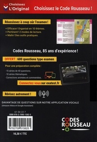 Le code de la route Rousseau  Edition 2023