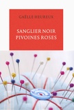 Gaëlle Heureux - Sanglier noir, pivoines roses.